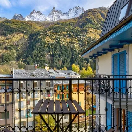 Appartement Centre, « lucille »,balcon, Vue Imprenable Et Parking Chamonix